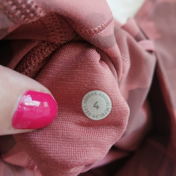 Lululemon Wunder Train High Rise Short 8" Heritage 365 Camo Brier Rose Pink 4 - Picture 10 of 15